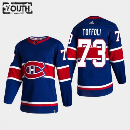 Camisola Montreal Canadiens Tyler Toffoli 73 2020-21 Reverse Retro Authentic - Criança